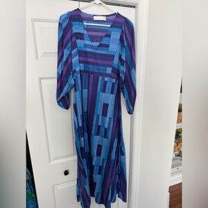 Natalie Martin seaglass blue dress